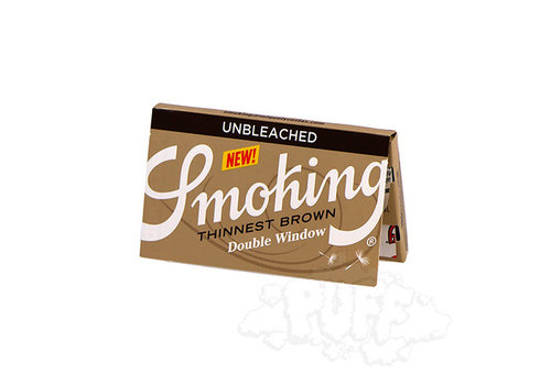 Smoking Smoking Thinnest Brown Unbleached - Single Wide DF 120 Sheets/Single Pack