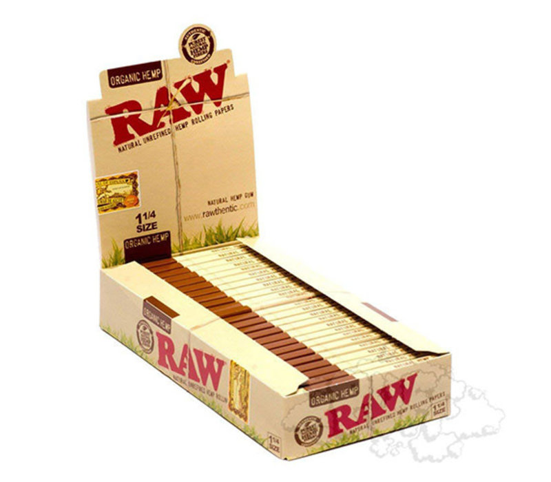 Raw Organic 1¼  Single 50 Sheet Pack