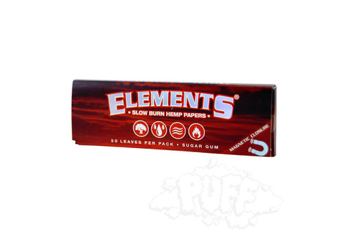 Elements Elements Red Hemp 1.25" Papers Single 50/Pack