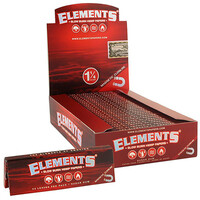 Elements Red Hemp 1.25" Papers Single 50/Pack