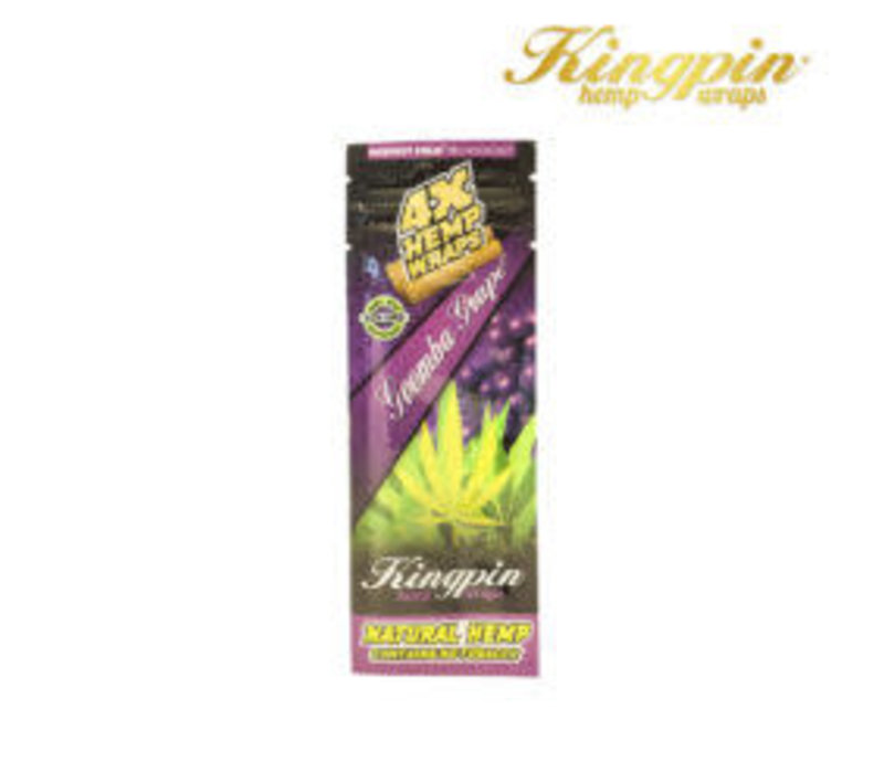 Kingpin Hemp Wraps - 4/Pack