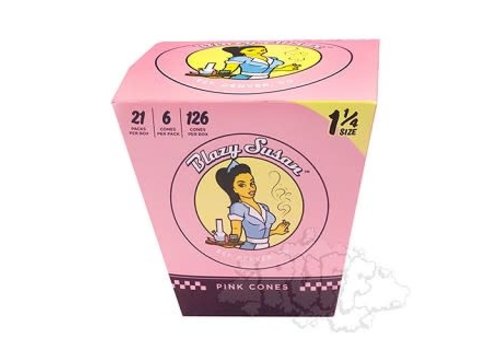 Blazy Susan Blazy Susan 1.25" Pink Cones 6/pack