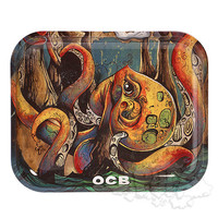 OCB Metal Rolling Tray - Animal Graphics
