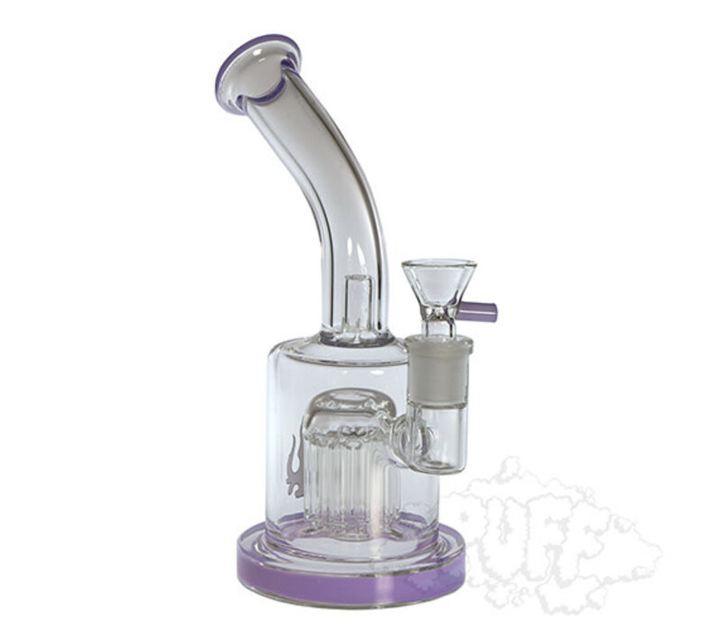Hydros Bent Back Mini Tube w/ 10 Arm Perc HY-514