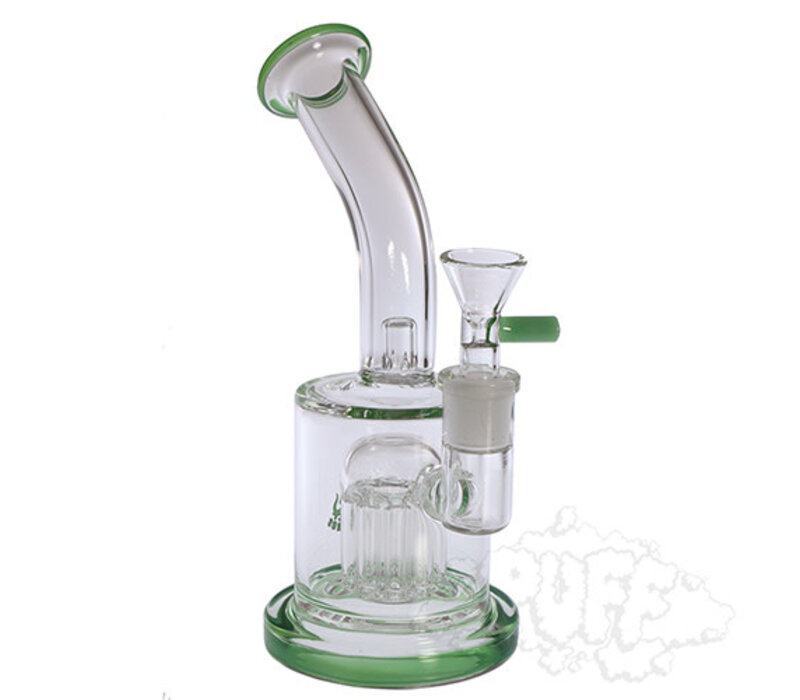 Hydros Bent Back Mini Tube w/ 10 Arm Perc HY-514