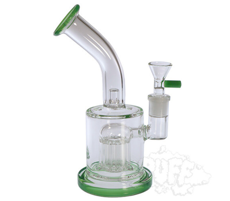 Hydros Bent Back Mini Tube w/ 10 Arm Perc HY-514