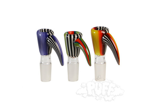 Mimzy Glass Mimzy Glass Linework Martini Bowl w/ built-in screen