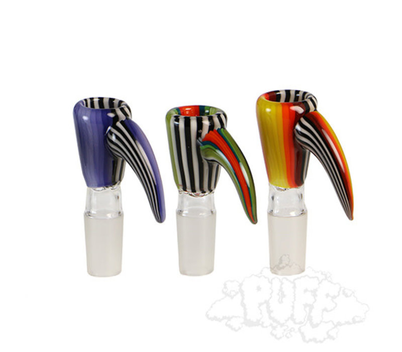 Mimzy Glass Linework Martini Bowl w/ built-in screen