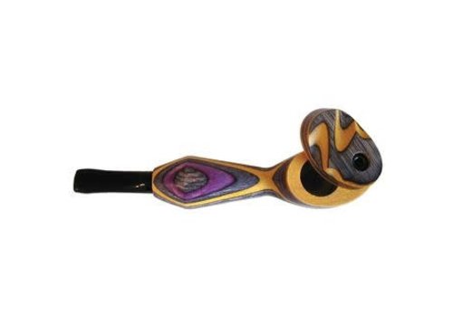 Colourful Wood Pipe w/ Cover