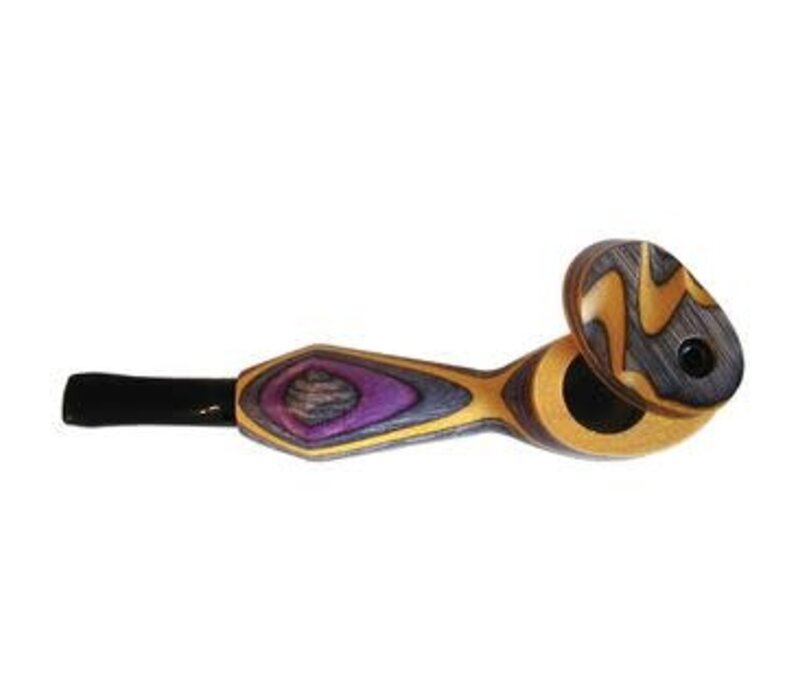 Colourful Wood Pipe w/ Cover