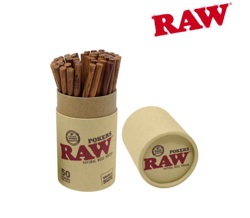 Raw Small Wood Pokers 50/Pack