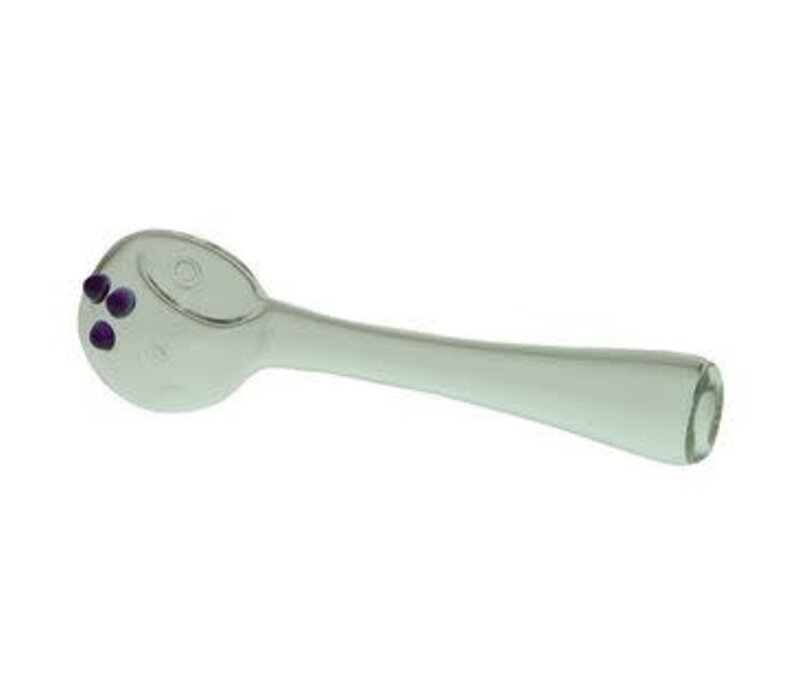 Hi Guy Clear 3 Dot Hand Pipe