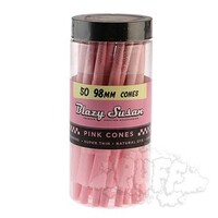 Blazy Susan 98mm Pink Pre Rolled Cones 50 packs/ box