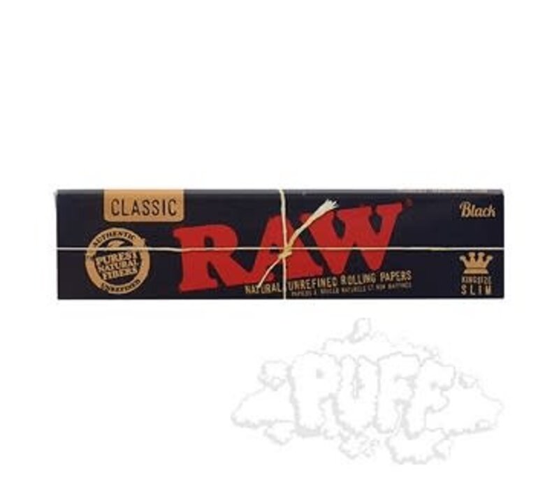 Raw Black KS Slim Single 32/Pack