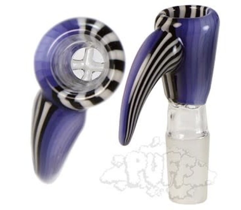 Mimzy Glass Linework Martini Bowl w/ built-in screen