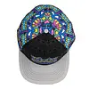Grassroots Grassroots Chris Dyer Harmoneyes Blue Pattern Snapback Hat (L/XL)