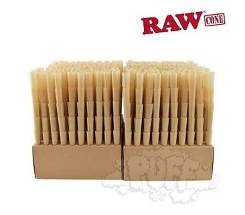 Raw Classic Natural Pre-rolled 1.25" Cones - 1000 Pack