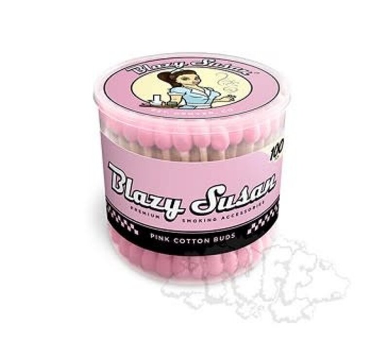 Blazy Susan Pink Cotton Buds 100 Pack