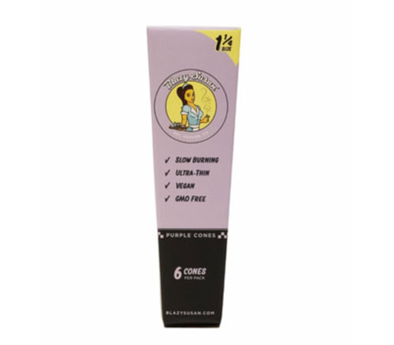 Blazy Susan 1.25" Purple Cones 6/pack