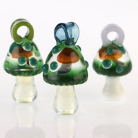 Eckardt Glass Mushroom In A Mushroom Pendant