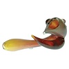 Hippo Glass Hippo Hand Pipe With Horns