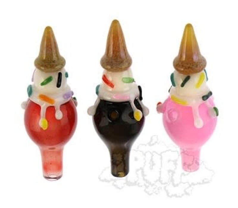 Intent Glass Ice Cream Bubble Cap