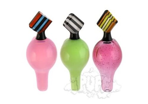 Laughlan Glass / Intent Glass Intent Glass Coloured Chip Bubble Cap