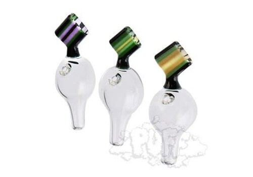 Laughlan Glass / Intent Glass Intent Glass Chip Handle Bubble Cap