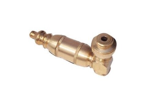 Metal Chamber Pipe - Brass
