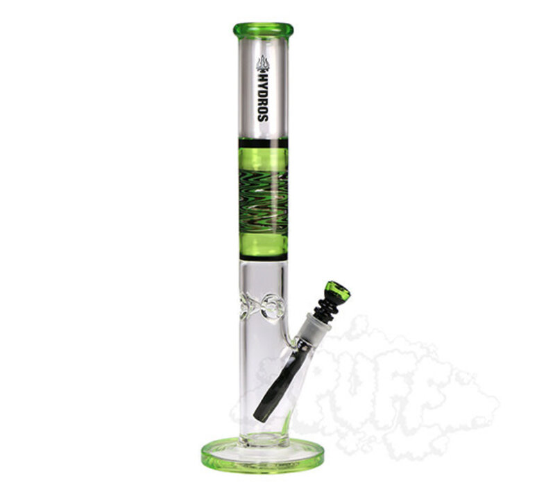 Hydros Light Green & Black Wig Wag Straight Tube