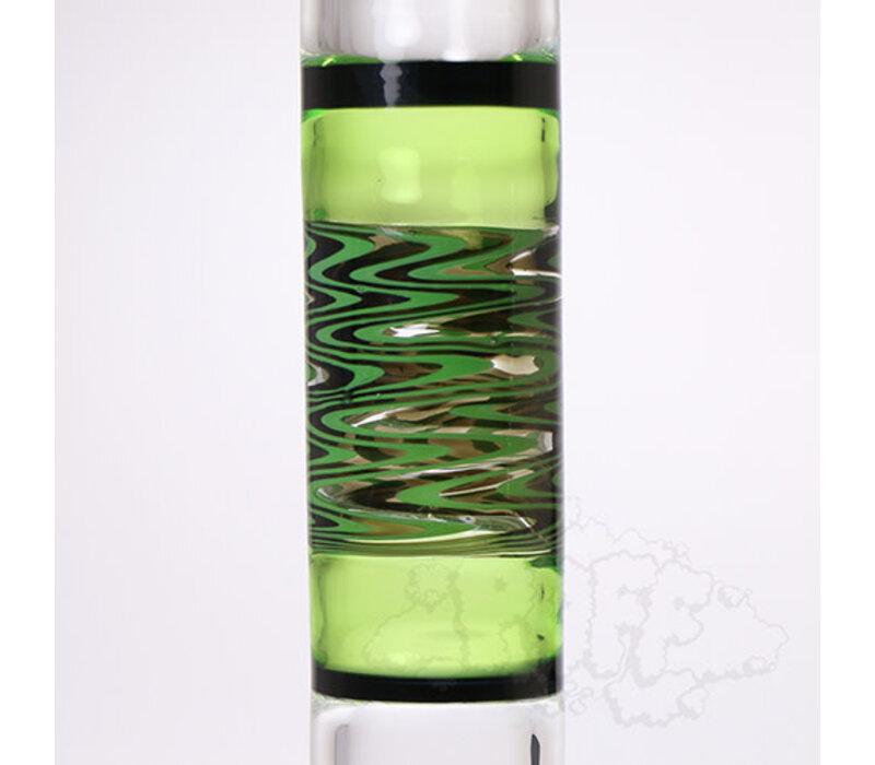 Hydros Light Green & Black Wig Wag Straight Tube