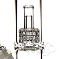 Hydros Perc  Bong w/ Grid Perc and  Splash Guard  14mm