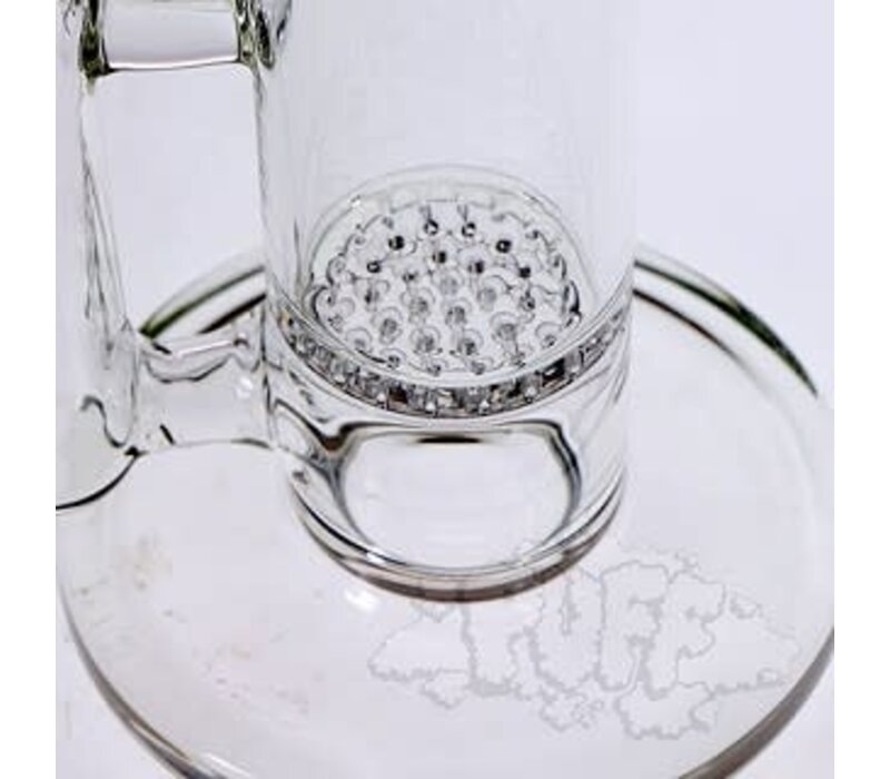 Hydros Stemless Perc Bong w/ Honeycomb & Cyclone Percs 540