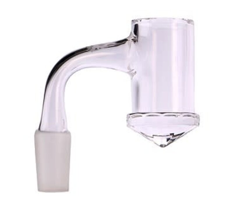 Hydros Quartz Faceted Banger 14mm Male 90º
