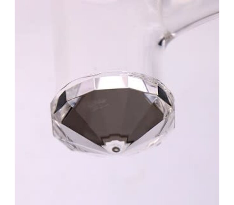 Hydros Quartz Faceted Banger 14mm Male 90º