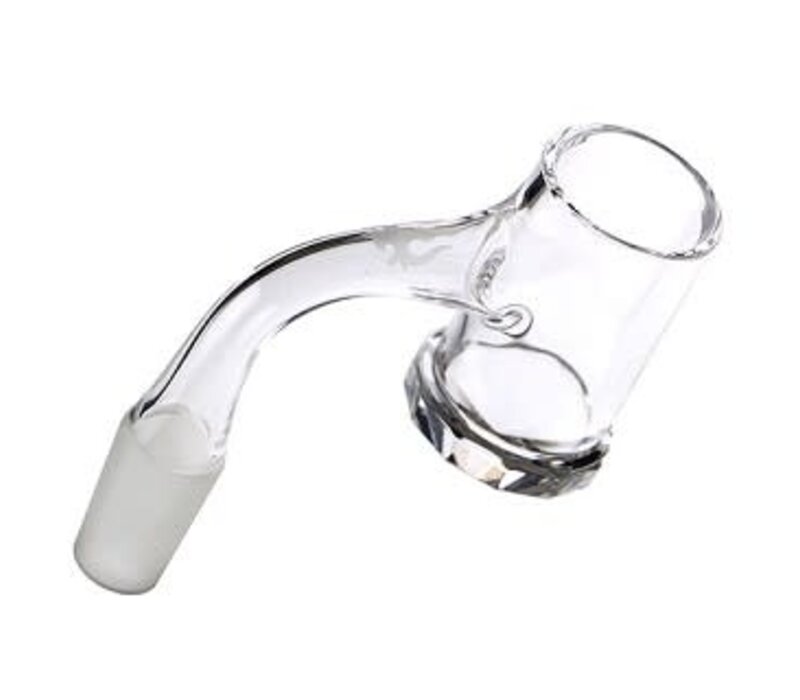 Hydros Quartz Faceted Banger 14mm Male 90º