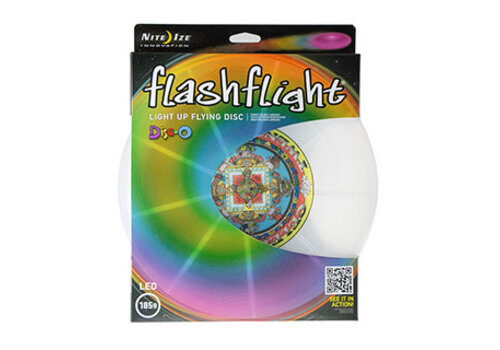 Puff Frisbee w/ Multicolour Disco Flashlight