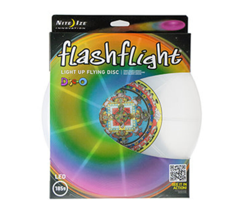 Frisbee w/ Multicolour Disco Flashlight