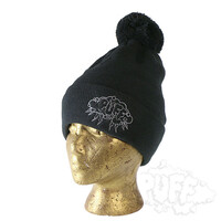 Puff Storm Cloud PomPom Toque