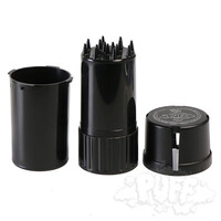 Medtainer - Black w/ Puff Logo