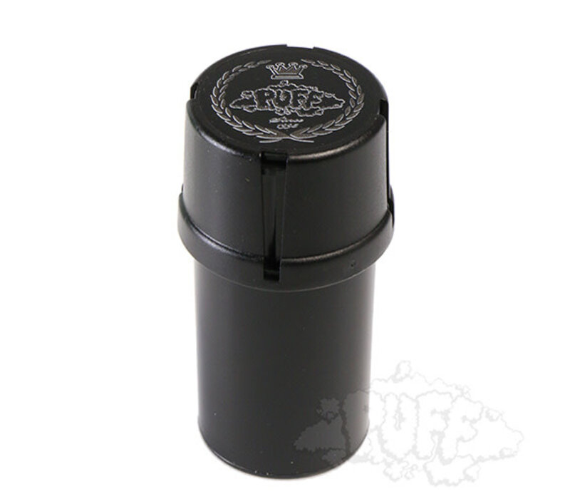 Medtainer - Black w/ Puff Logo