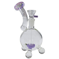 Hydros Glass Purple Ball Bubbler (SALE Reg. $54.95)