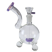 Hydros Glass Purple Ball Bubbler (SALE Reg. $54.95)