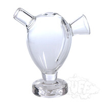 Large Clear Glass Blunt Bubbler