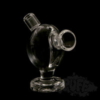 Small Clear Glass Blunt Bubbler