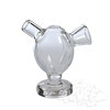 Small Clear Glass Blunt Bubbler