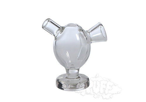 Small Clear Glass Blunt Bubbler