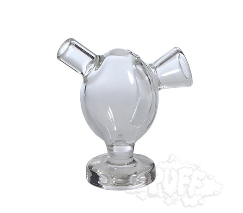 Small Clear Glass Blunt Bubbler