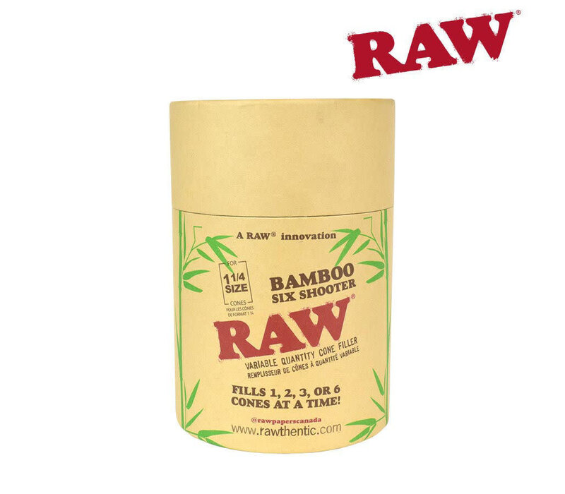 Raw Six Shooter Bamboo (1 1/4 cones)