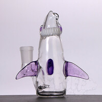 Kahuna Glass Shark Bong - Purple Lollipop